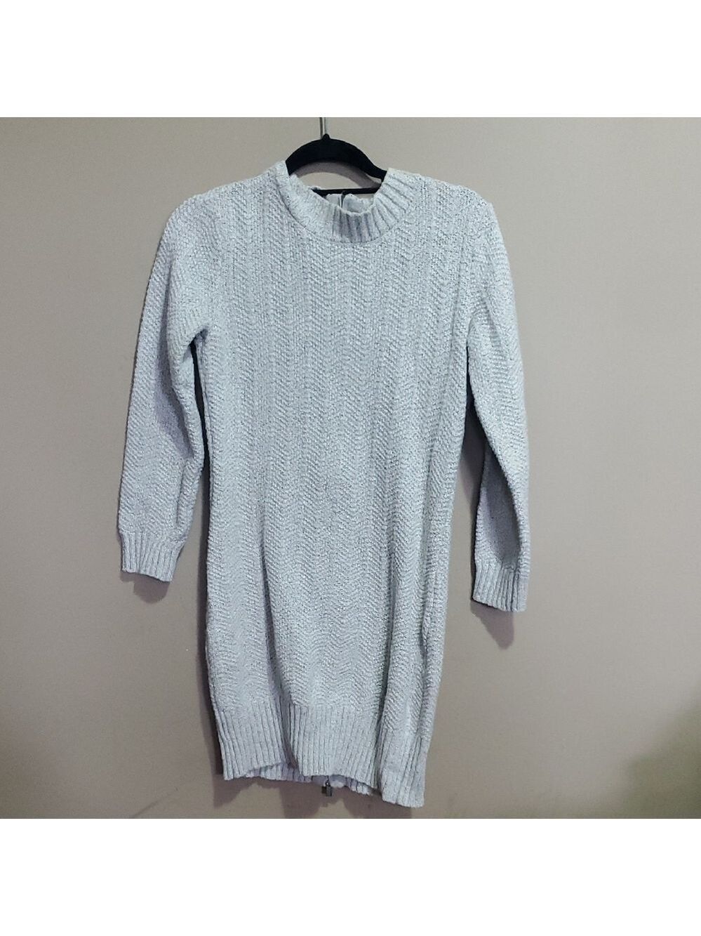 Dynamite Elegant Gray Sweater Dress Size Medium